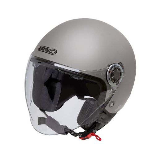 Casco Jet Garibaldi G20 Plata Mate ECE 22.06.