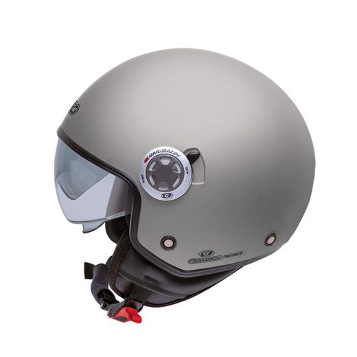 Casco Jet Garibaldi G20 Plata Mate ECE 22.06.
