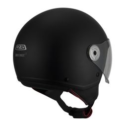 Casc jet nzi vintage 3 negro mate