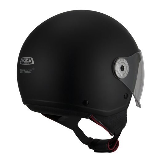 Casc jet nzi vintage 3 negro mate