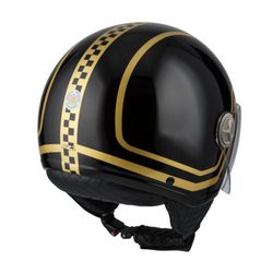 Casco jet nzi zeta 2 goldfinger