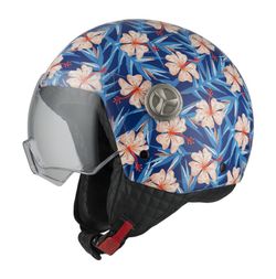 Casco jet nzi zeta 2 hibiscus