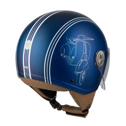 Casco jet nzi zeta 2 sprint blue Matt