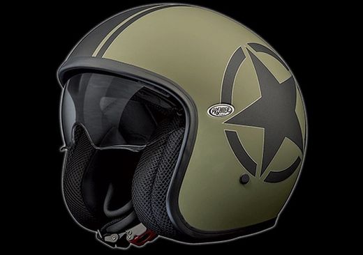 Casco jet premier vintage star military bm
