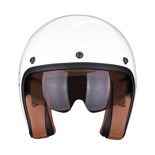 Casco jet Scorpion Belfast EVO Luxe Blanco