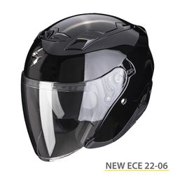 Casco Jet Scorpion EXO-230 Solid negro brillo