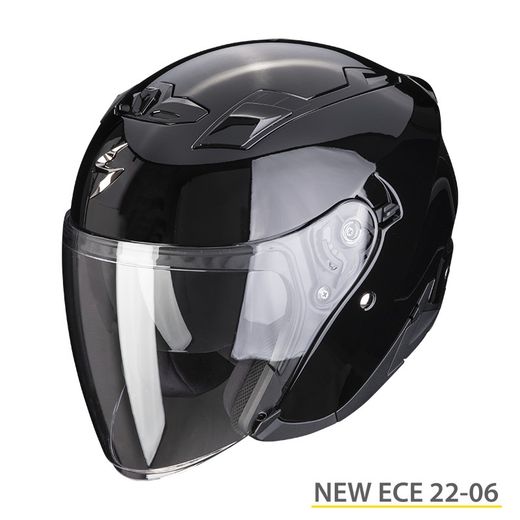 Casco Jet Scorpion EXO-230 Solid negro brillo