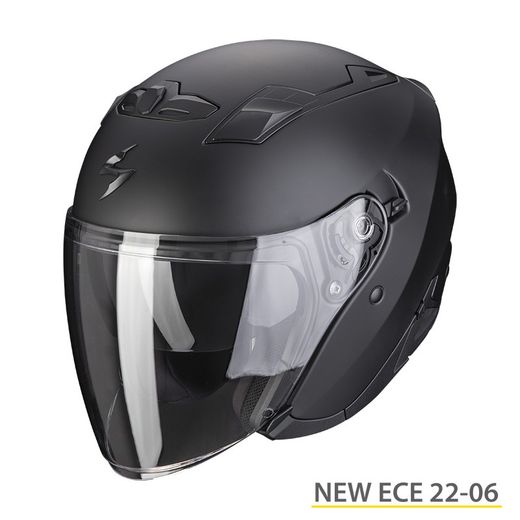 Casco Jet Scorpion EXO-230 Solid Negro mate ECE 22.06.