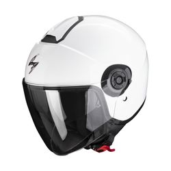 Casc Jet Scorpion Exo City II Solid blanc