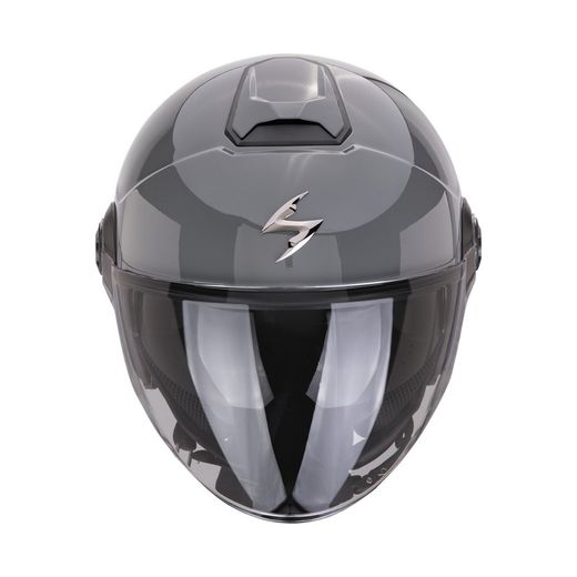 Casco Scorpion Exo City II BEE Gris-Amarillo-Negro.