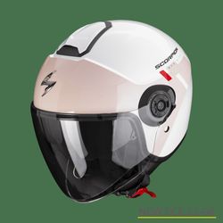 Casco Jet Scorpion Exo City II MALL Blanco-Rosa-Verde