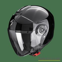 Casco Jet Scorpion Exo City II Negro Brillo