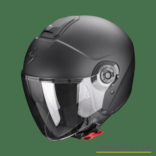 Casc Jet Scorpion Exo City II negre mat