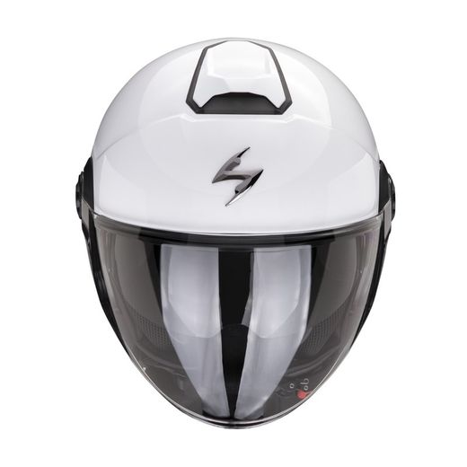 Casc Jet Scorpion Exo City II BEE  blanc-verd-or