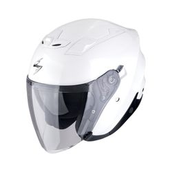 Casc Jet Scorpion Exo-Z1 Solid blanc perla