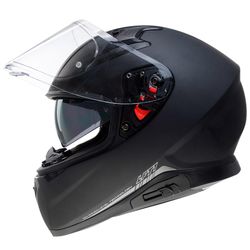 Casco level int. C/gafas lft1 solid negro mate TALLA L
