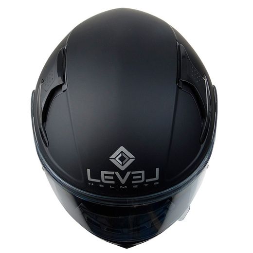 Casco level int. C/gafas lft1 solid negro mate TALLA L