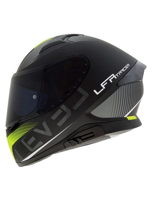 Casco lfr tracer n.mate/gris/fluor
