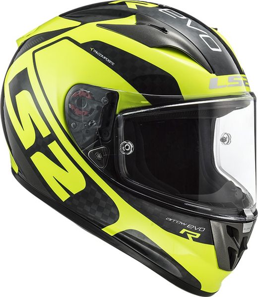 Casco ls2 arrow sting carbono amarillo ff323