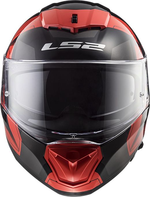 Casco ls2 breaker physics negro/rojo