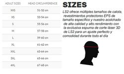 Casco ls2 breaker physics negro/rojo