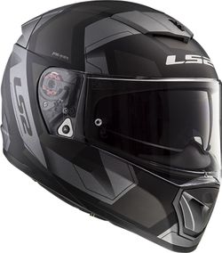 Casco ls2 breaker physics negro/titanio