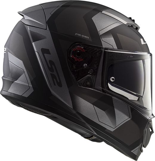 Casco ls2 breaker physics negro/titanio