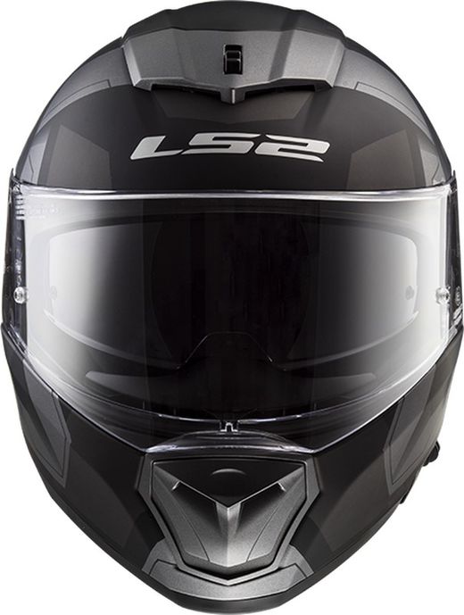 Casco ls2 breaker physics negro/titanio