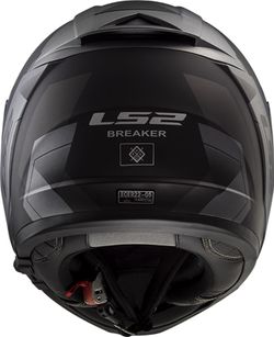 Casco ls2 breaker physics negro/titanio