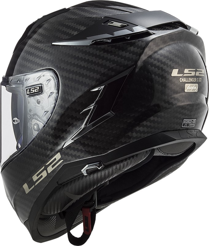 Casco LS2 Challenger Carbon Solid FF327 — Totmoto