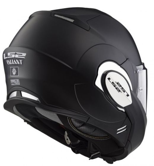 Casco ls2 ff399 valiant negro mate