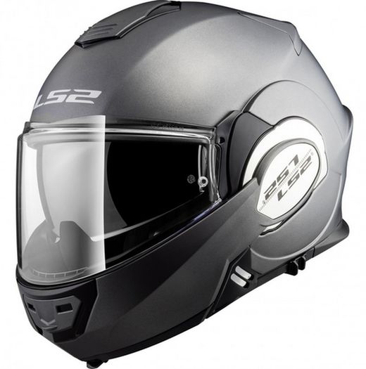 Casco ls2 ff399 valiant titanio mate
