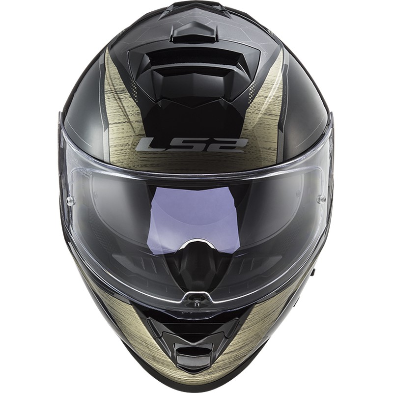 Casco ls2 storm classy antique gold — Totmoto