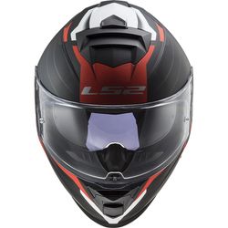 Casc ls2 storm nerve negre /vermell