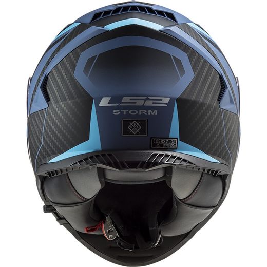 Casc ls2 storm race blau mate