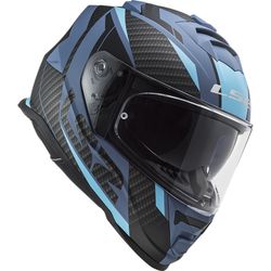 Casc ls2 storm race blau mate