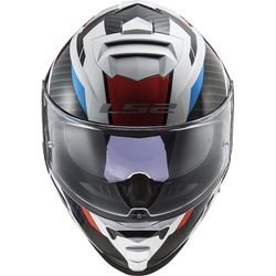 Casc ls2 storm blau /vermell