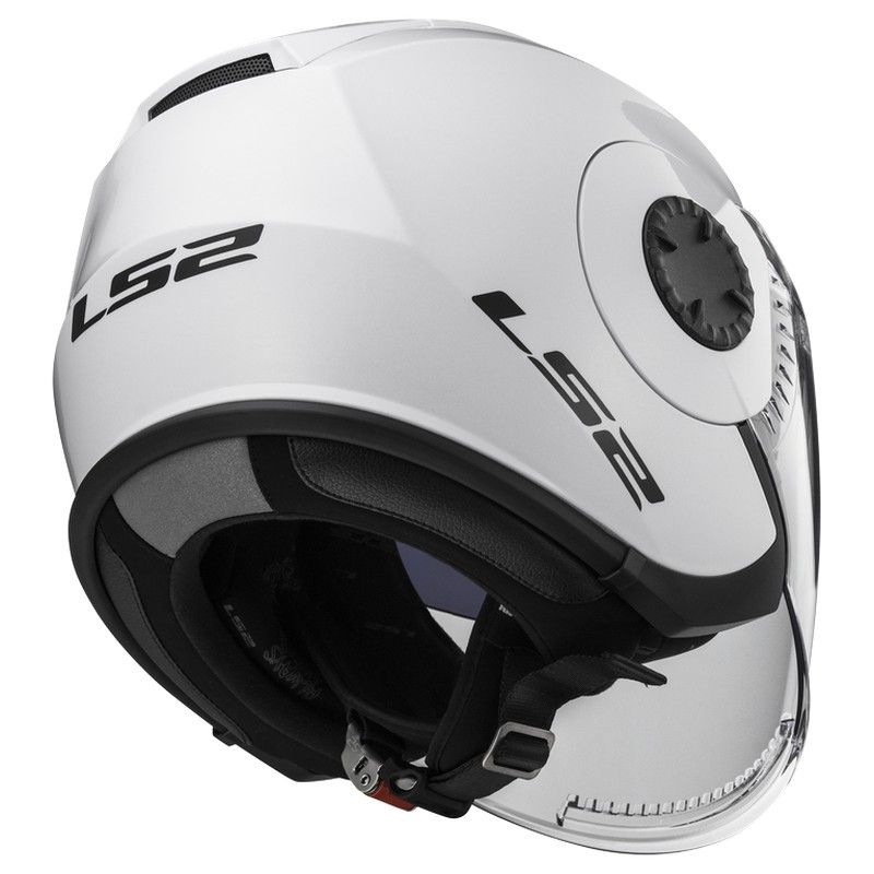 Open Face Helmet LS2 OF570 Verso White