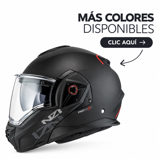 Casco Modular Abatible NZI Fastback Duo con Visor Solar