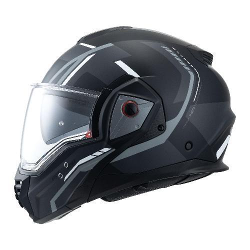 Casco Modular Abatible NZI Fastback Duo con Visor Solar
