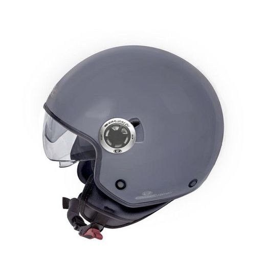 Casco Moto Jet Garibaldi G20 Gris Brillo. ECE 22.06.