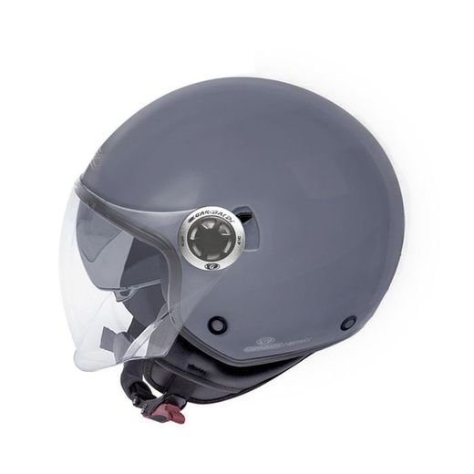 Casco Moto Jet Garibaldi G20 Gris Brillo. ECE 22.06.