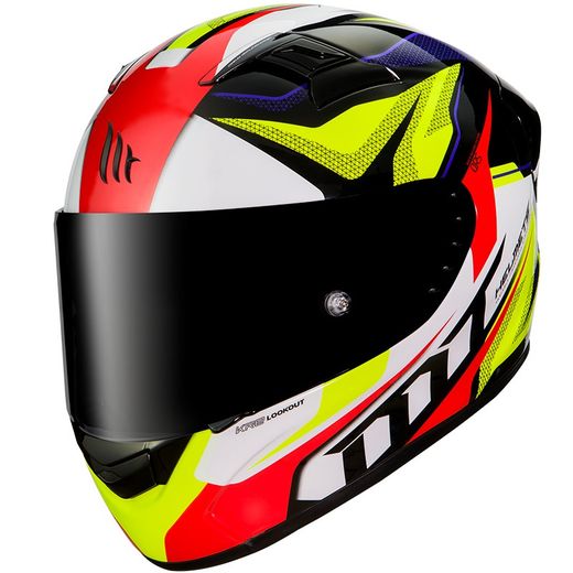 Casco mt kre lookout g4 amarillo fluor Talla L