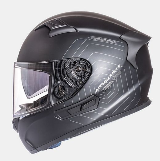 Casco mt kre sv solid negro mate