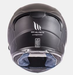 Casco mt kre sv solid negro mate