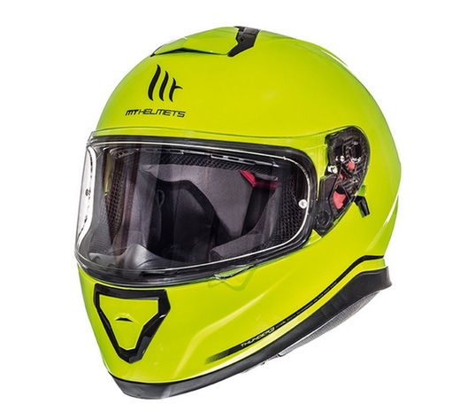 Casco mt thunder3 sv solid amarillo