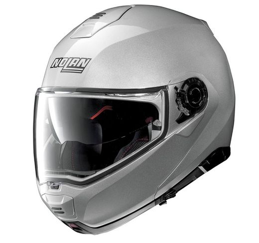 Casco nolan n100.5 classic n-com platinum silver