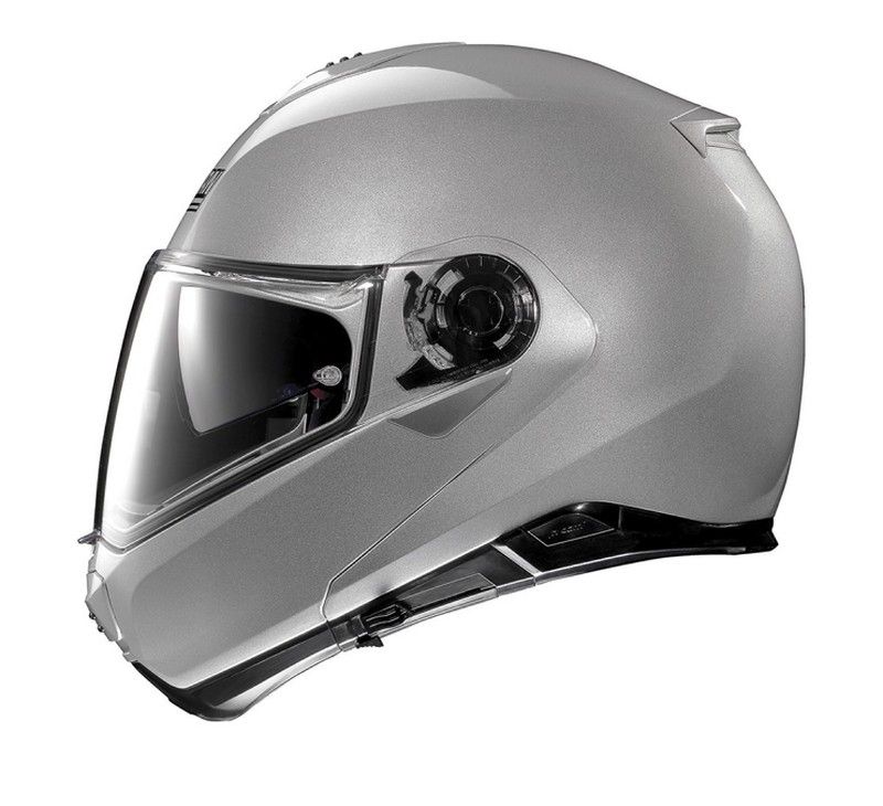 Nolan N100-5 Classic N-Com Flat Black S: Casco Moto Apribile Top Di Gamma, Omologato P/J, Visiera Ultrawide E VPS