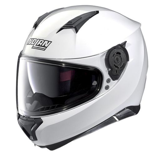 Casco nolan n87 special plus n-com pure white