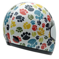 Casco nzi activy junior graphics pawprints